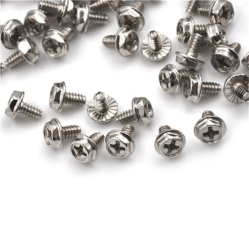 100pcs Toothed Hex 6/32 Computer PC Case Hard Drive Motherboard Mounting Screws For Motherboard PC Case CD-ROM Hard Disk 10X6mm
100pcs Toothed Hex 6/32 Computer PC Case Hard Drive Motherboard Mounting Screws For Motherboard PC Case CD-ROM Hard Disk 10X6mm