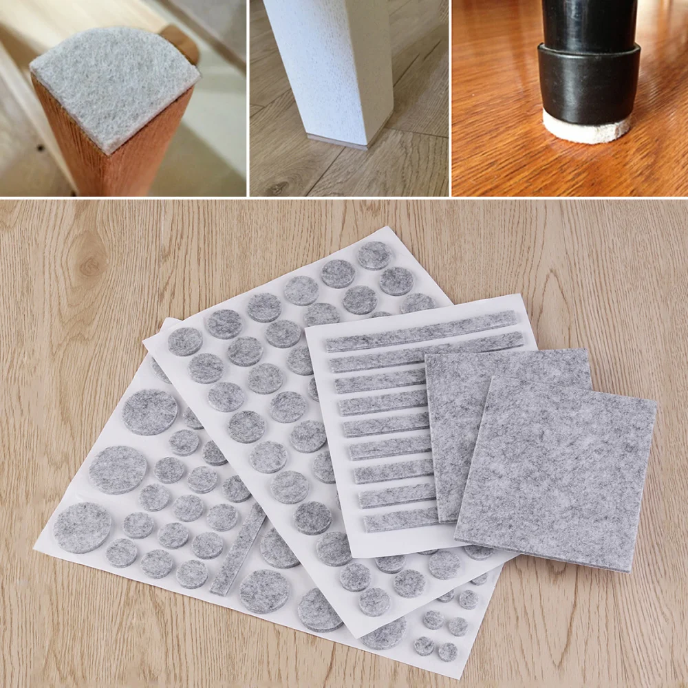 NUOLUX 132pcs Furniture Floor Protector Felt Pads (Random Color)
NUOLUX 132pcs Furniture Floor Protector Felt Pads (Random Color)