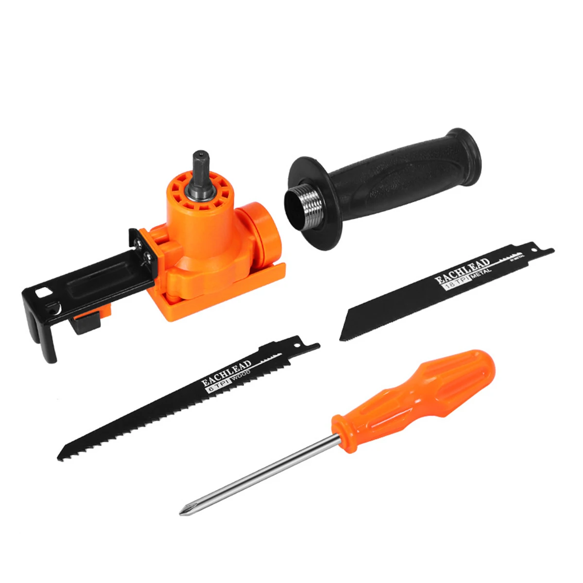 Becornce Reciprocating Saw Adapter Electric Drill Modified Electric Saw Hand Tool Wood Metal Cutter Long Service Life Durability
Becornce Reciprocating Saw Adapter Electric Drill Modified Electric Saw Hand Tool Wood Metal Cutter Long Service Life Durability