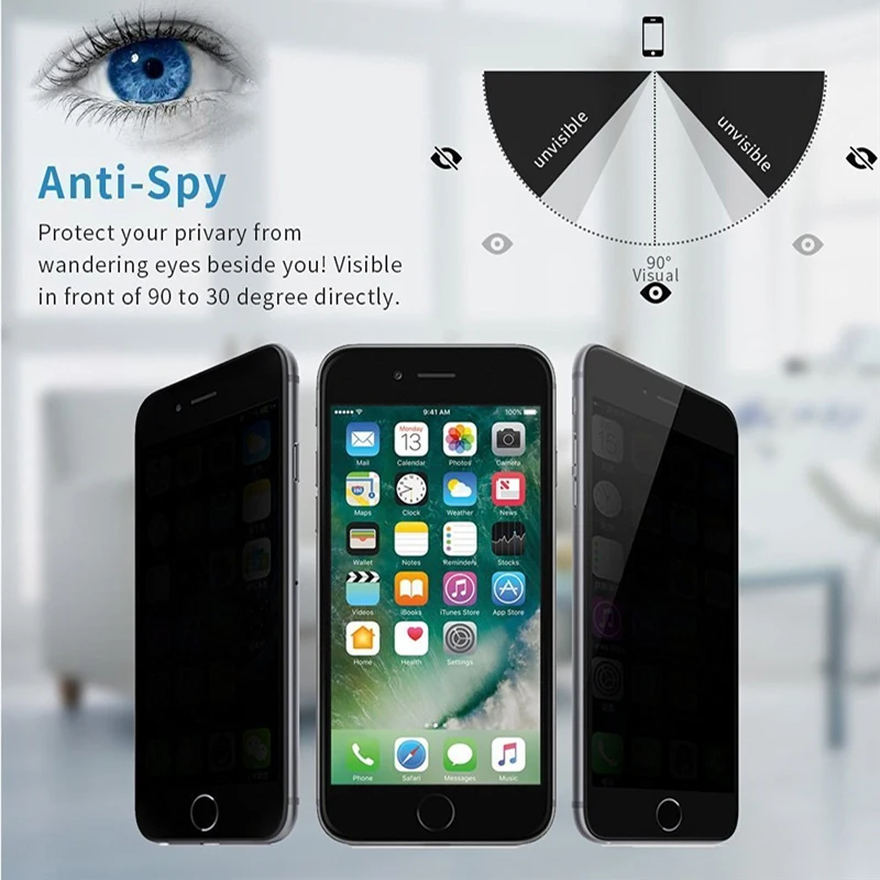Private Screen Protector For iPhone 5 5s 6 6s 7 8 Plus Anti Spy Tempered Glass on iPhone X XS MAX XR 11 Pro Max Protective Glass
Private Screen Protector For iPhone 5 5s 6 6s 7 8 Plus Anti Spy Tempered Glass on iPhone X XS MAX XR 11 Pro Max Protective Glass