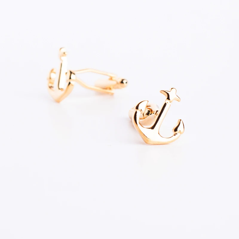 Unique Anchor Shape Cufflinks For Men French Shirts Black Enamel Cuff Buttons Gold Silver Color Metal Cufflinks Set For Sale
Unique Anchor Shape Cufflinks For Men French Shirts Black Enamel Cuff Buttons Gold Silver Color Metal Cufflinks Set For Sale