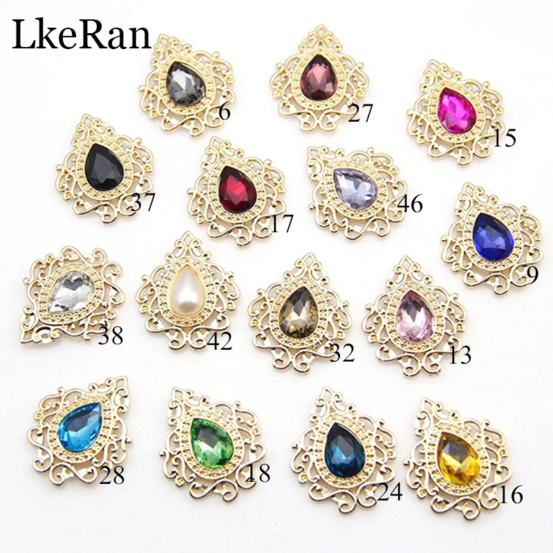 New 10pc 33*27mm Shield-shape Glass Crystal Button Wedding Decoration DIY Flatback Gold Clothing Scrapbooking Crafts Accessories
New 10pc 33*27mm Shield-shape Glass Crystal Button Wedding Decoration DIY Flatback Gold Clothing Scrapbooking Crafts Accessories