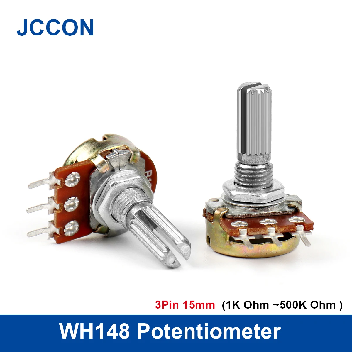 5Pcs WH148 B1K B2K B5K B10K B20K B50K B100K B500K 3Pin 15mm Shaft Amplifier Potentiometer 1K 2K 5K 10K 50K 100K 500K
5Pcs WH148 B1K B2K B5K B10K B20K B50K B100K B500K 3Pin 15mm Shaft Amplifier Potentiometer 1K 2K 5K 10K 50K 100K 500K