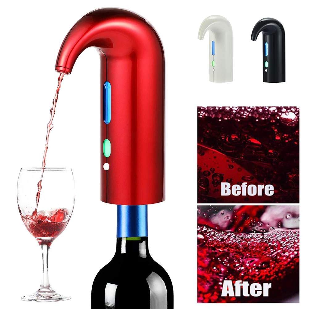 Intelligent Electronic Wine Decanter Wine Tap Wine Dispenser Pump For Red And White Tool Electric Instant Wine Aerator Bars Tool
Intelligent Electronic Wine Decanter Wine Tap Wine Dispenser Pump For Red And White Tool Electric Instant Wine Aerator Bars Tool