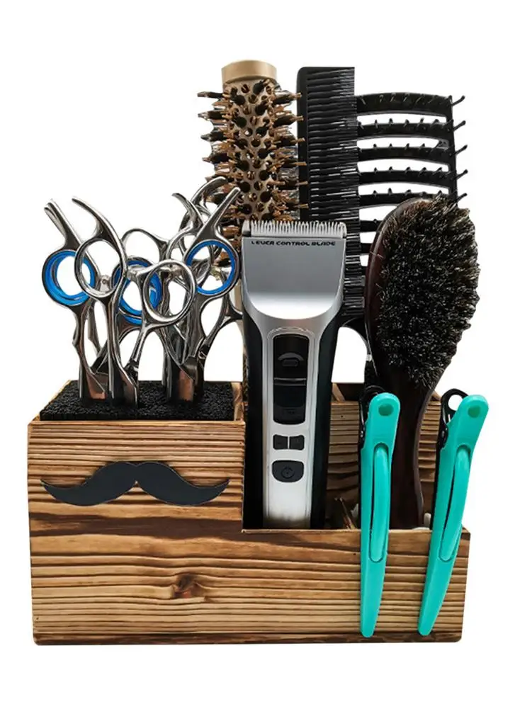 Hairdressing tool storage box barber shop scissors holder hair stylist tool holder scissors holder scissors comb holder
Hairdressing tool storage box barber shop scissors holder hair stylist tool holder scissors holder scissors comb holder