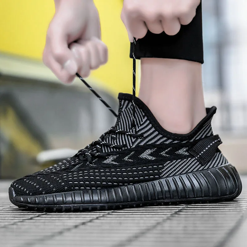 Men's Casual Sports Shoes Fashion Summer Breathable Tennis Shoes Black Safety Walking Lightweight Fitness Jogging Shoes
Men's Casual Sports Shoes Fashion Summer Breathable Tennis Shoes Black Safety Walking Lightweight Fitness Jogging Shoes