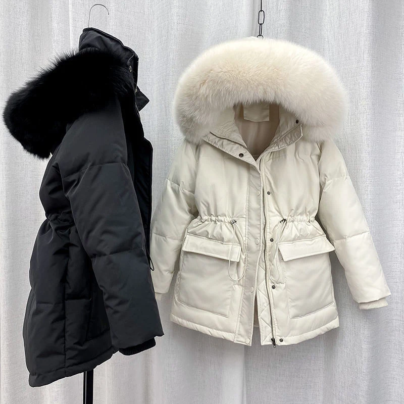 2021 Cotton Padded Fur Parka New Big Fur Collar Down Winter Jacket Women Thick Warm Parkas Female Outerwear
2021 Cotton Padded Fur Parka New Big Fur Collar Down Winter Jacket Women Thick Warm Parkas Female Outerwear