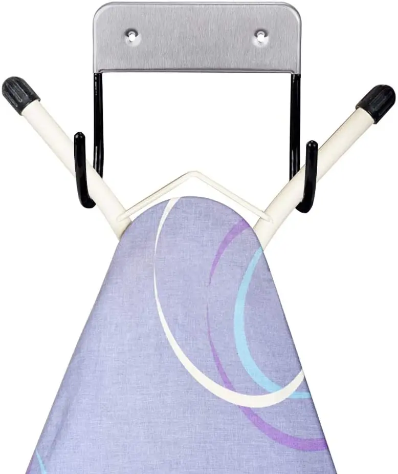 Ironing Board Racks And Ironing Board Hangers Can Hang Most T-Shaped Or Y-Shaped Ironing Boards (Silver)
Ironing Board Racks And Ironing Board Hangers Can Hang Most T-Shaped Or Y-Shaped Ironing Boards (Silver)