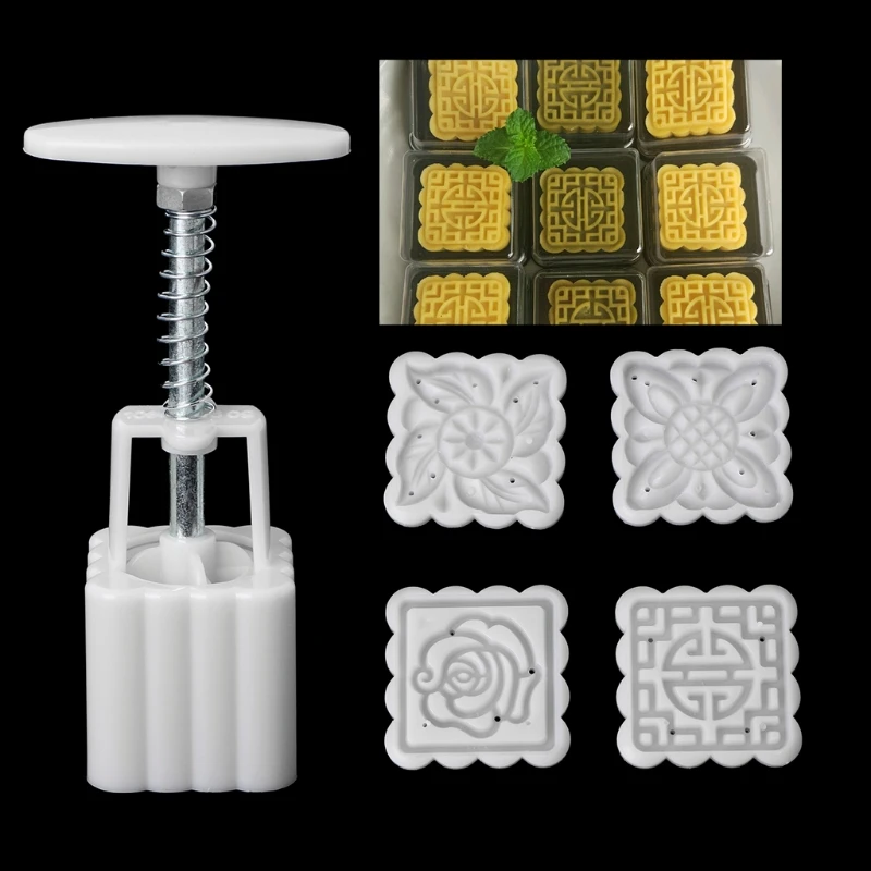 5Pcs Stamps 50g Square Flower Moon Cake Mold Mould Pastry Mooncake Hand DIY Tool D7WE
5Pcs Stamps 50g Square Flower Moon Cake Mold Mould Pastry Mooncake Hand DIY Tool D7WE