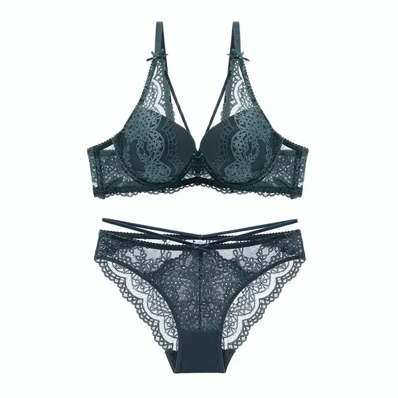Ningsige new sexy push up lace bras underwire underwear bow breathable panties for women
Ningsige new sexy push up lace bras underwire underwear bow breathable panties for women
