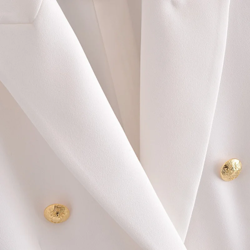 2021 Spring Autumn New Fashion Temperament Double Row Gold Buckle Suit Jacket Small Suit
2021 Spring Autumn New Fashion Temperament Double Row Gold Buckle Suit Jacket Small Suit