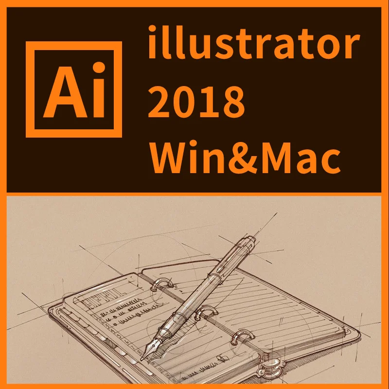 Software Illustrator CC 2018 Vector Graphics Editing Software/ For Windows & Mac
Software Illustrator CC 2018 Vector Graphics Editing Software/ For Windows & Mac