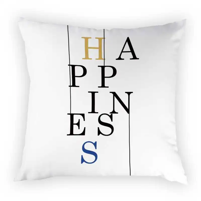 Nordic Minimalist Style Alphabet Printing Pattern Cushion Cover Peach Skin Print Home Decor Throw Pillow Car Sofa Cover 45*45cm
Nordic Minimalist Style Alphabet Printing Pattern Cushion Cover Peach Skin Print Home Decor Throw Pillow Car Sofa Cover 45*45cm