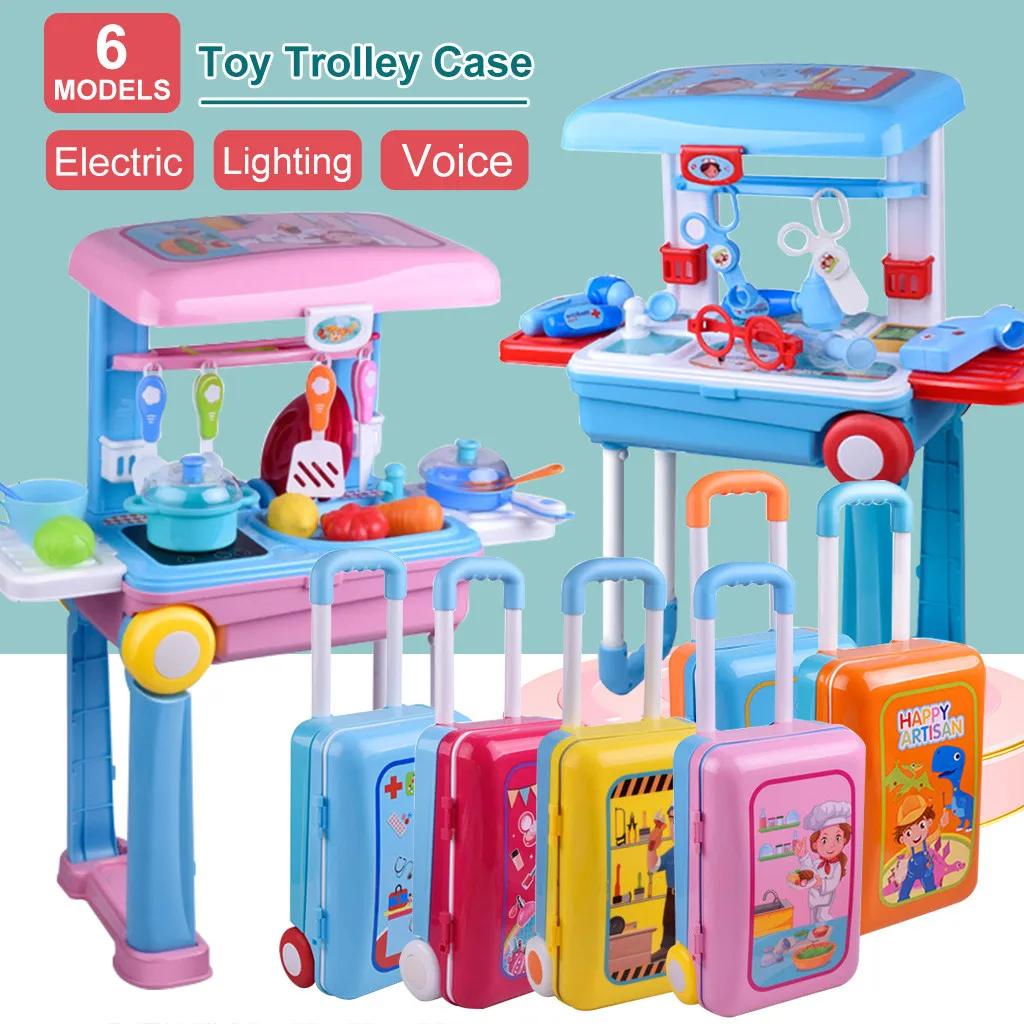 Kids Kitchen Cooking Girls Beauty Boys Repair Tool Nurse Pretend Role Play Toy Set Portable Suitcase ABS Children Birthday Gift
Kids Kitchen Cooking Girls Beauty Boys Repair Tool Nurse Pretend Role Play Toy Set Portable Suitcase ABS Children Birthday Gift