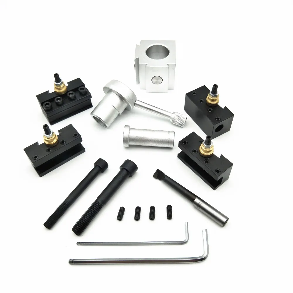Mini CNC Lathe Tool Holder Quick Change Tool Post Cutter Holder Screw Kit Set Boring Bar Turning Facing Holder Wrench
Mini CNC Lathe Tool Holder Quick Change Tool Post Cutter Holder Screw Kit Set Boring Bar Turning Facing Holder Wrench