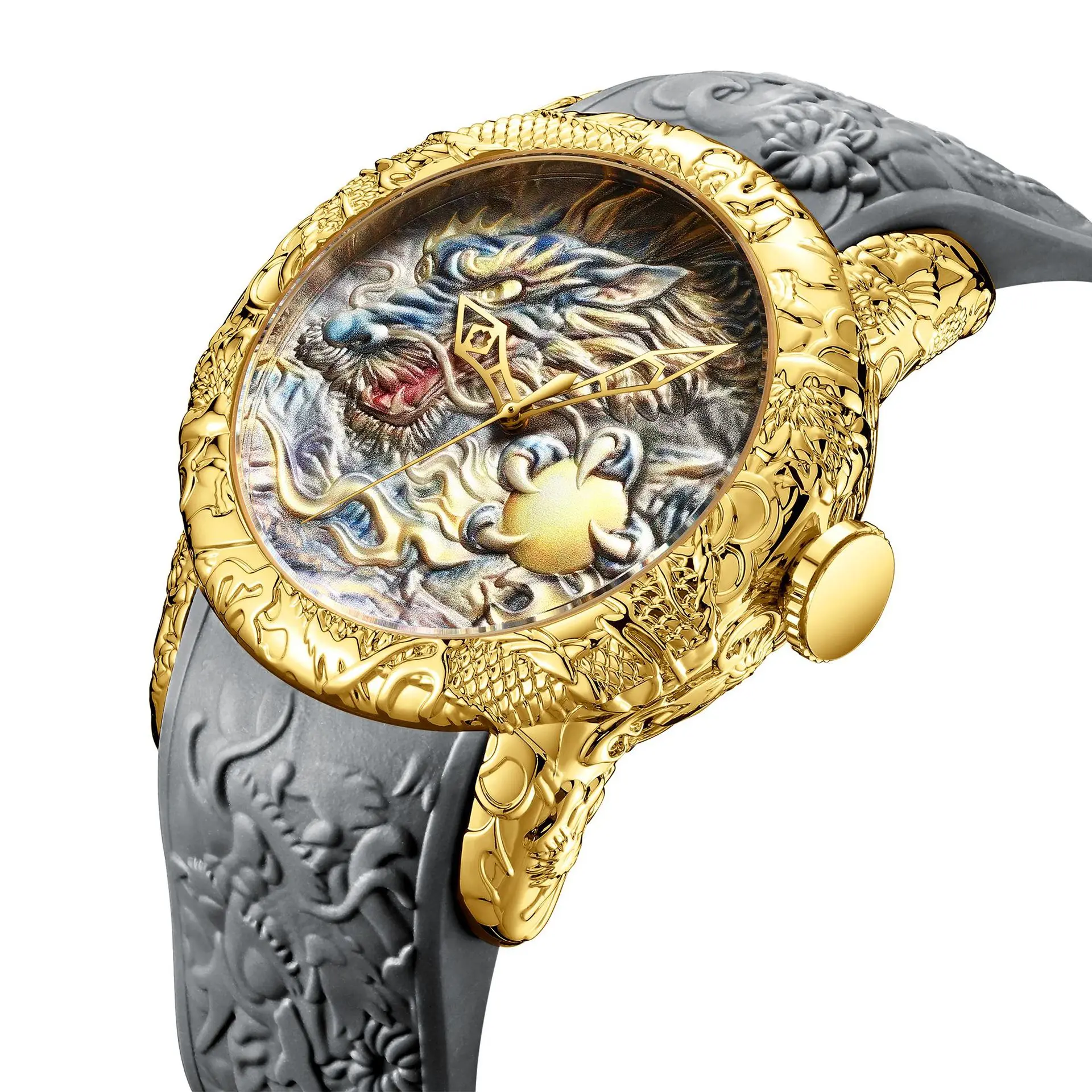 Cool Men 3D Dragon Luxury Fashion Business Watches Black Gold Man Sport Watch Mens Silicone Strap Waterproof Teen Clock Gift
Cool Men 3D Dragon Luxury Fashion Business Watches Black Gold Man Sport Watch Mens Silicone Strap Waterproof Teen Clock Gift