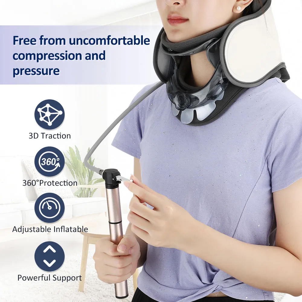 Neck Cervical Traction Device Adjustable Neck Stretcher Spine Corrector Neck Support Fatigue Relax Neck Massage Health Care
Neck Cervical Traction Device Adjustable Neck Stretcher Spine Corrector Neck Support Fatigue Relax Neck Massage Health Care