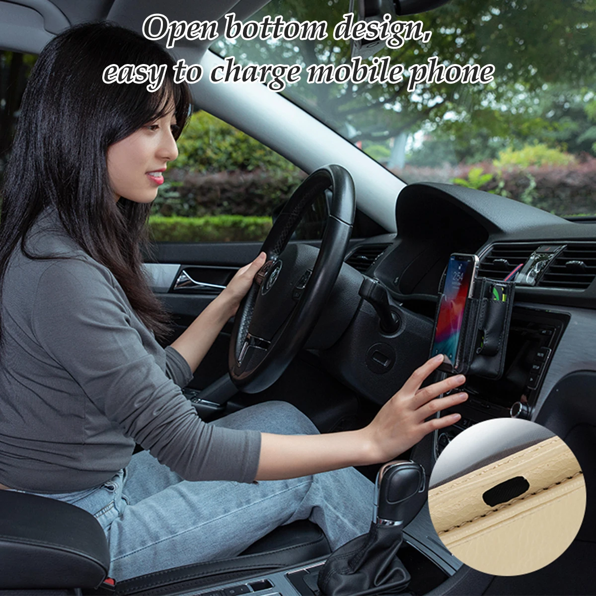 Car Air Outlet Pockets Car Multi-function Car Phone Storage Bag Hanging Bag Creative Storage Box For Car Interior Accessories
Car Air Outlet Pockets Car Multi-function Car Phone Storage Bag Hanging Bag Creative Storage Box For Car Interior Accessories