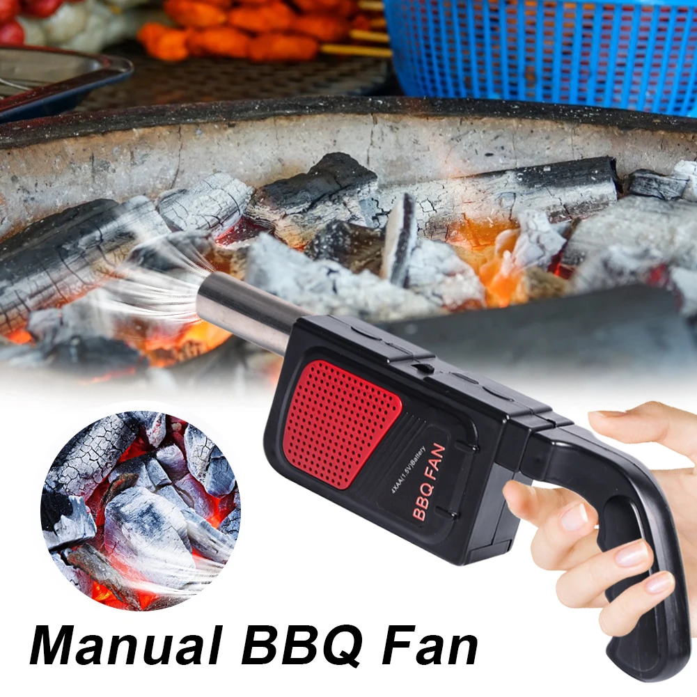 Portable Handheld Electric BBQ Fan Air Blower for Outdoor Camping Barbecue Picnic BBQ Cooking Tool Grill Accessories 
Portable Handheld Electric BBQ Fan Air Blower for Outdoor Camping Barbecue Picnic BBQ Cooking Tool Grill Accessories