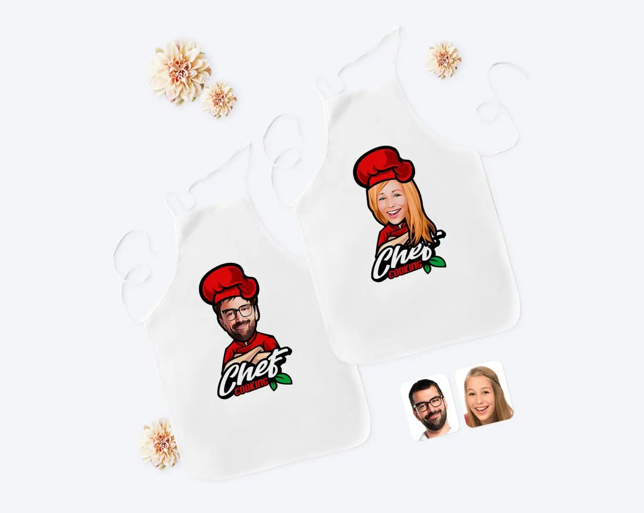 Персонализированные Двойной мужской и женский шеф-повара карикатура белого Кухня фартук Seti-10 оригинальный дизайнерский сувенир в качестве...
Персонализированные Двойной мужской и женский шеф-повара карикатура белого Кухня фартук Seti-10 оригинальный дизайнерский сувенир в качестве...