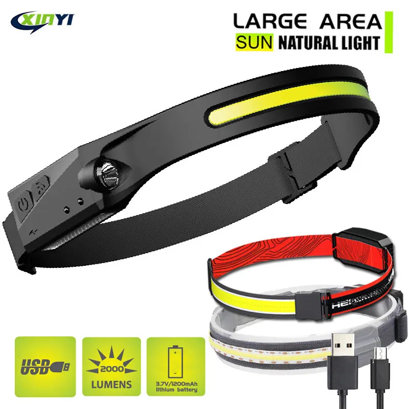 2021 Led Headlamp Built-in Battery COB USB Rechargeable Headlight Head Waterproof Lamp White & Red Lighting for Running Working
2021 Led Headlamp Built-in Battery COB USB Rechargeable Headlight Head Waterproof Lamp White & Red Lighting for Running Working