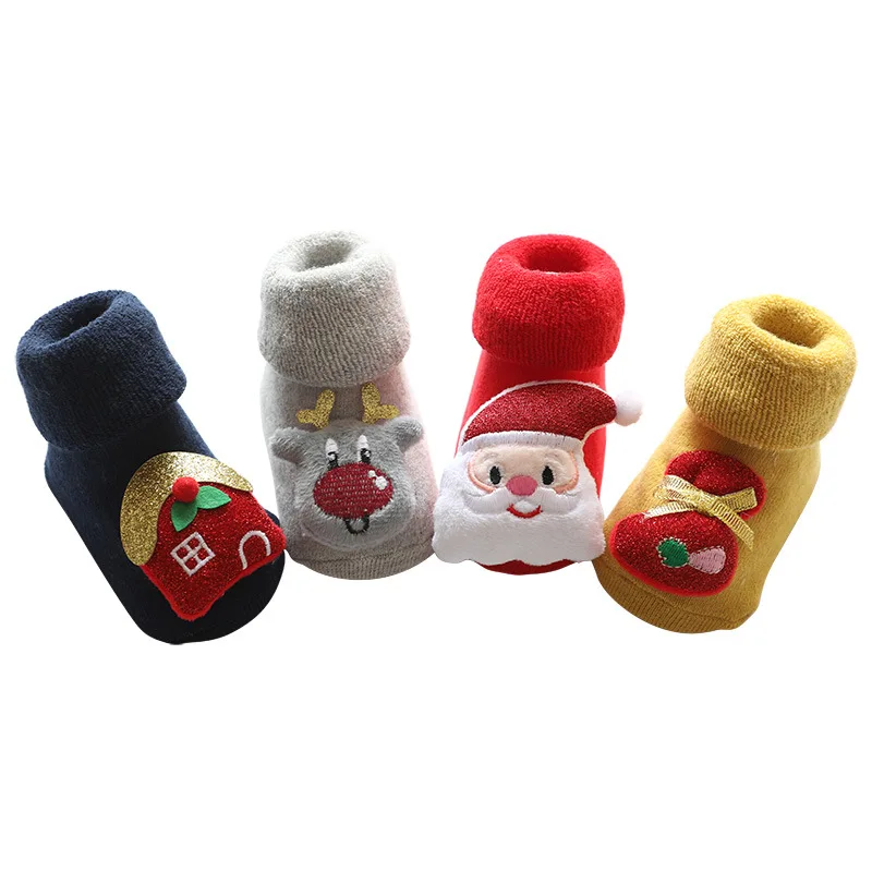 0-3T Baby Socks Autumn Winter Cotton Thicken Terry Silicone Non-slip Toddler Floor Socks Christmas Cartoon Socks Children Socks
0-3T Baby Socks Autumn Winter Cotton Thicken Terry Silicone Non-slip Toddler Floor Socks Christmas Cartoon Socks Children Socks