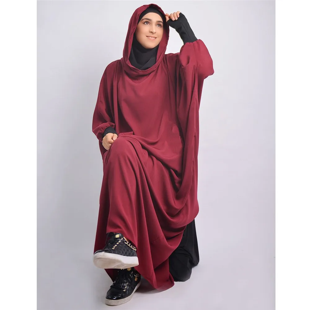 Eid Modest Prayer Garment Hooded Abaya Women Muslim Full Cover Maxi Dress Islamic Clothing Arab Robe Caftan Kaftan Ramadan Gown
Eid Modest Prayer Garment Hooded Abaya Women Muslim Full Cover Maxi Dress Islamic Clothing Arab Robe Caftan Kaftan Ramadan Gown