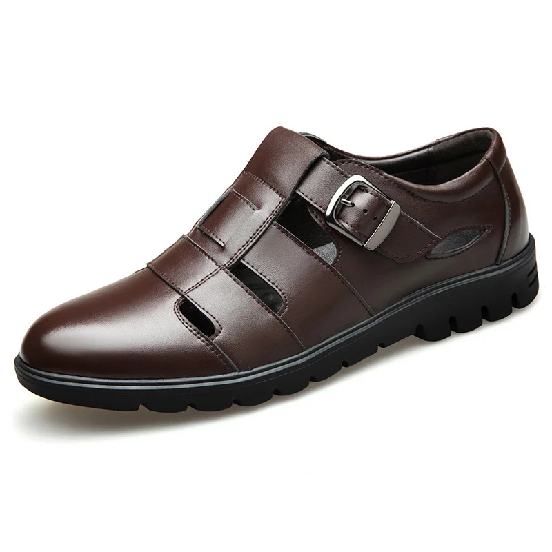 2021 Summer Shoes Men Leather Sandals Man Business Shoes Cow Leather Casual Shoes Men Sandals Black Brown A1251
2021 Summer Shoes Men Leather Sandals Man Business Shoes Cow Leather Casual Shoes Men Sandals Black Brown A1251