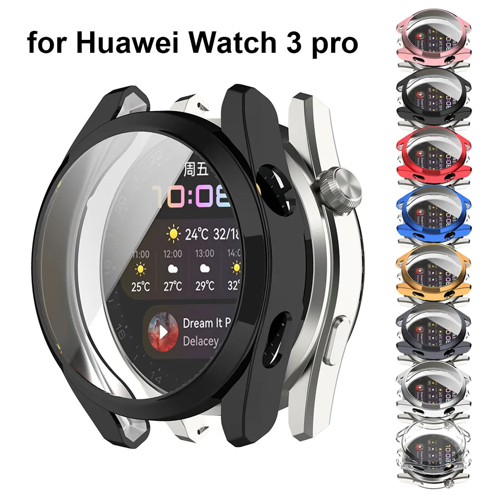 Screen Protector Case for Huawei Watch 3 Pro Protective Case Full Cover All-Around Case Accessories for Huawei Watch 3 Pro Black
Screen Protector Case for Huawei Watch 3 Pro Protective Case Full Cover All-Around Case Accessories for Huawei Watch 3 Pro Black