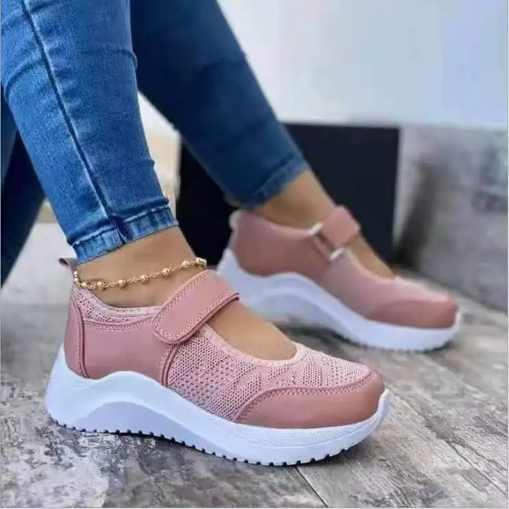 Women Shoes 2021 Mesh Breathable Velcro Wedge Sneakers Women Platform Casual Sport Shoes Women Plus Size zapatillas mujer
Women Shoes 2021 Mesh Breathable Velcro Wedge Sneakers Women Platform Casual Sport Shoes Women Plus Size zapatillas mujer