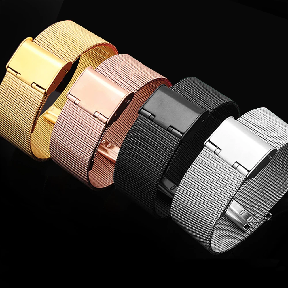 12mm 14mm 16mm 18mm 20mm 22mm 24mm Milanese Loop Watch Strap Men Women Universal Stainless Steel Metal Wrist Band Bracelet
12mm 14mm 16mm 18mm 20mm 22mm 24mm Milanese Loop Watch Strap Men Women Universal Stainless Steel Metal Wrist Band Bracelet