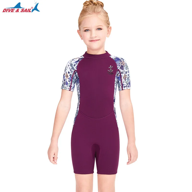 New 2.5MM Neoprene Girls One Piece Professional WetSuit Children Anti-UV Keep Warm Diving Suits Surfing Beach Bathing SwimWear
New 2.5MM Neoprene Girls One Piece Professional WetSuit Children Anti-UV Keep Warm Diving Suits Surfing Beach Bathing SwimWear