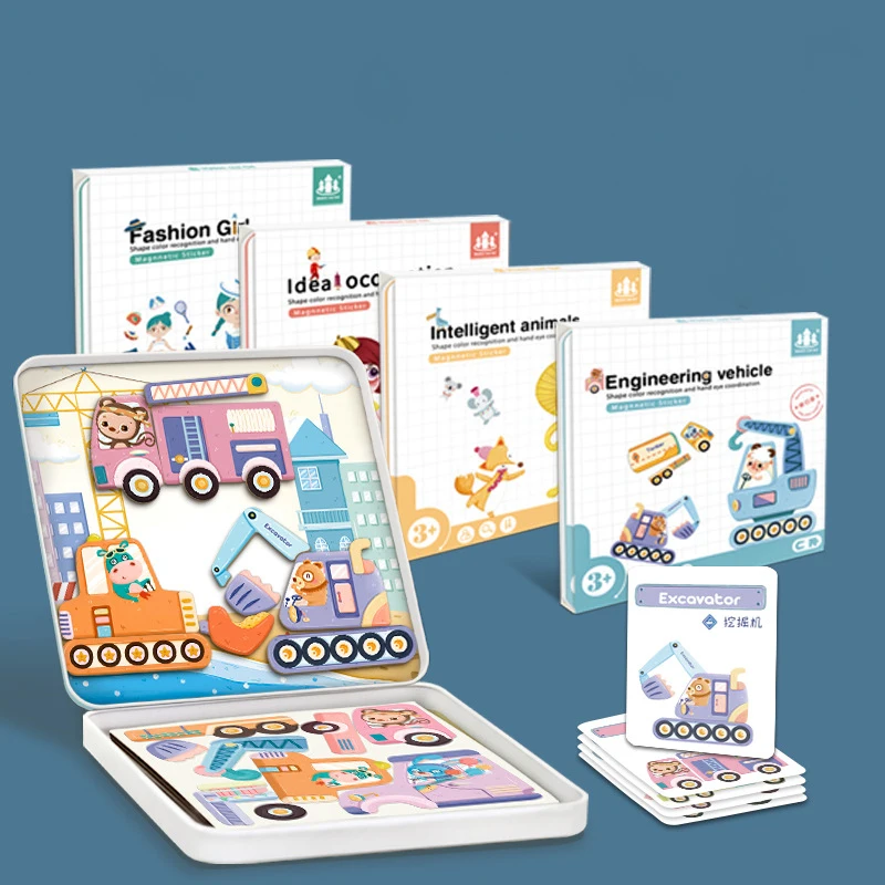 Magnetic Scene Puzzle Drawing Board Set Toy Children Learning Education Writing Blackboard Animal Girls Game Puzzle Card For Kid
Magnetic Scene Puzzle Drawing Board Set Toy Children Learning Education Writing Blackboard Animal Girls Game Puzzle Card For Kid