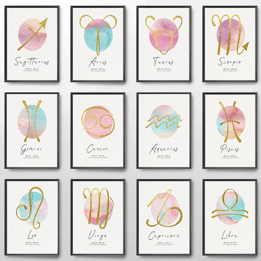 Constellation Nursery Wall Art Canvas Poster Prints Minimalist Zodiac Star Sign Painting Nordic Kids Home Decoration Pictures
Constellation Nursery Wall Art Canvas Poster Prints Minimalist Zodiac Star Sign Painting Nordic Kids Home Decoration Pictures