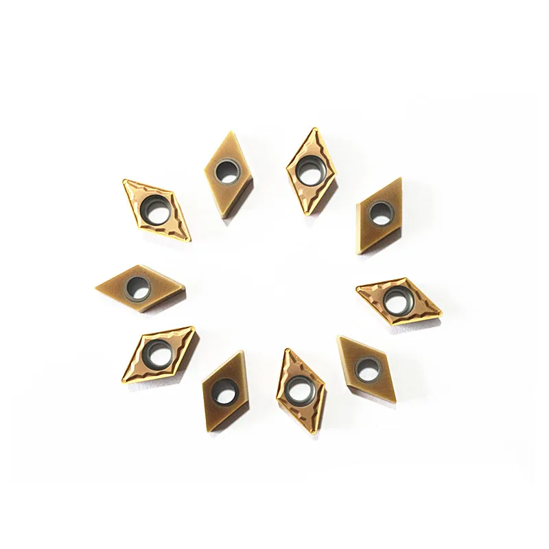 10PCS DCMT070204/ 11T304/ 08-MP HS7225 CNC Lathe Cutting Carbide Turning Insert For Stainless Steel Parts
10PCS DCMT070204/ 11T304/ 08-MP HS7225 CNC Lathe Cutting Carbide Turning Insert For Stainless Steel Parts