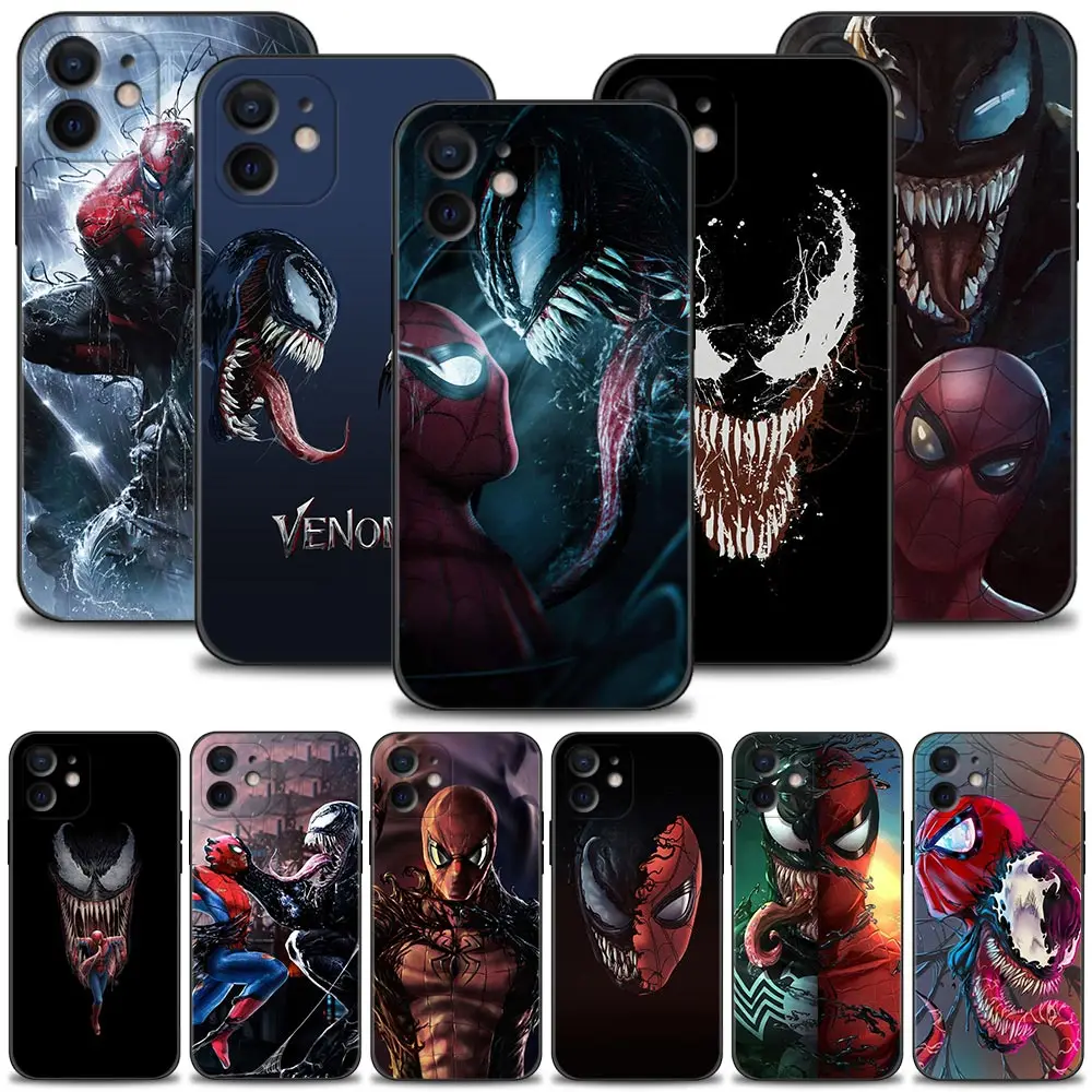 Marvel Venom 2 and spiderman symbiote Case For Apple iPhone 13 12 11 Pro Max 13 12 Mini XS Max XR X 7 8 Plus 6 6S SE 2020 Cover
Marvel Venom 2 and spiderman symbiote Case For Apple iPhone 13 12 11 Pro Max 13 12 Mini XS Max XR X 7 8 Plus 6 6S SE 2020 Cover