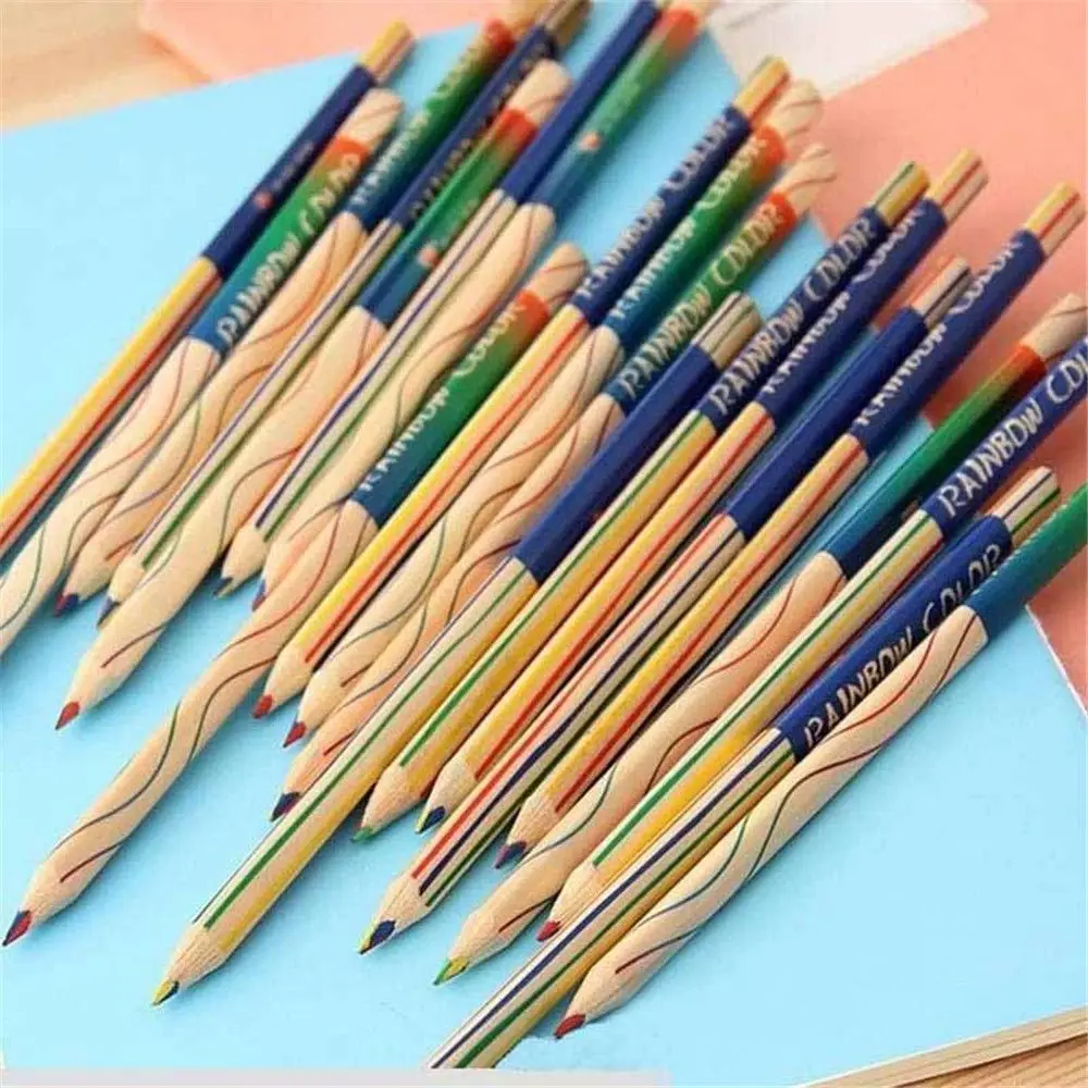 10pcs Rainbow Color Pencil 4 in 1 Colored Drawing Painting Pencils Set Art Supplies
10pcs Rainbow Color Pencil 4 in 1 Colored Drawing Painting Pencils Set Art Supplies