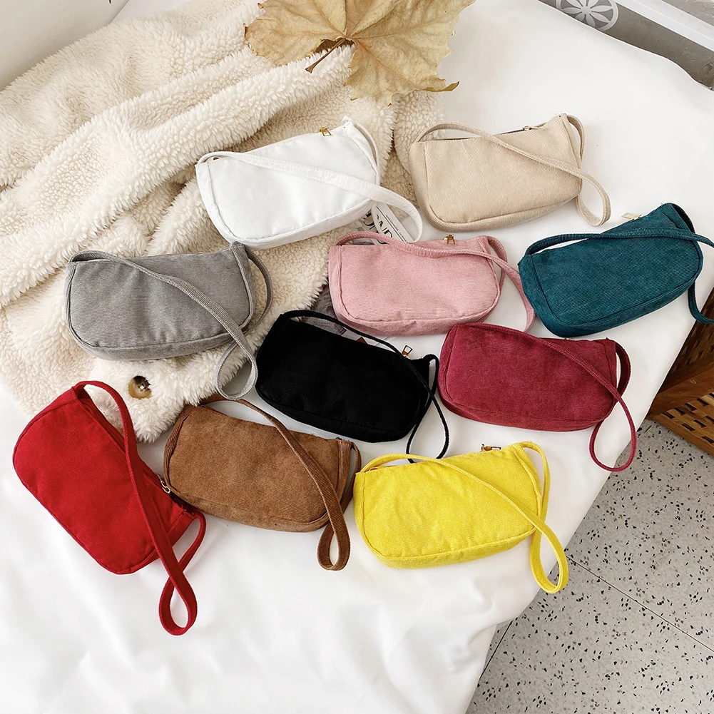 Autumn Winter Fashion Corduroy Handbags Totes Women Solid Color Underarm Shoulder Bags Casual Travel Street Clutches Square Bags
Autumn Winter Fashion Corduroy Handbags Totes Women Solid Color Underarm Shoulder Bags Casual Travel Street Clutches Square Bags
