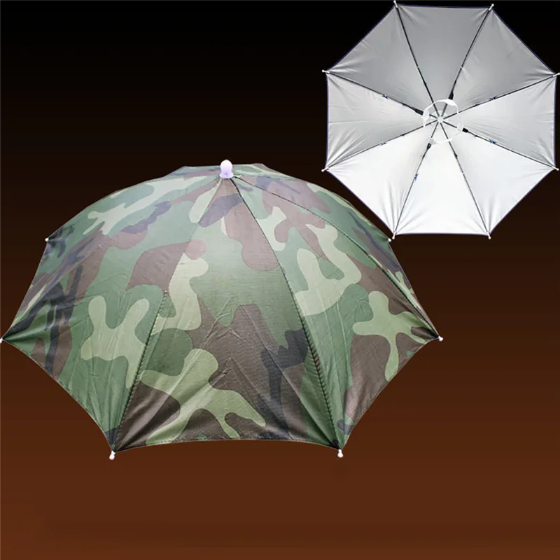 Складная рыболовная шляпа с защитой от дождя уличная спортивная зонтиком