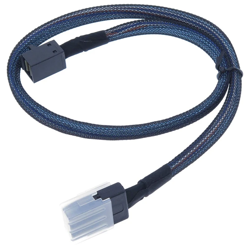 Internal Mini SAS 4I SFF-8087 to Mini SAS High Density HD SFF-8643 Cable for Internal Hosts and Devices,3.3FT
Internal Mini SAS 4I SFF-8087 to Mini SAS High Density HD SFF-8643 Cable for Internal Hosts and Devices,3.3FT