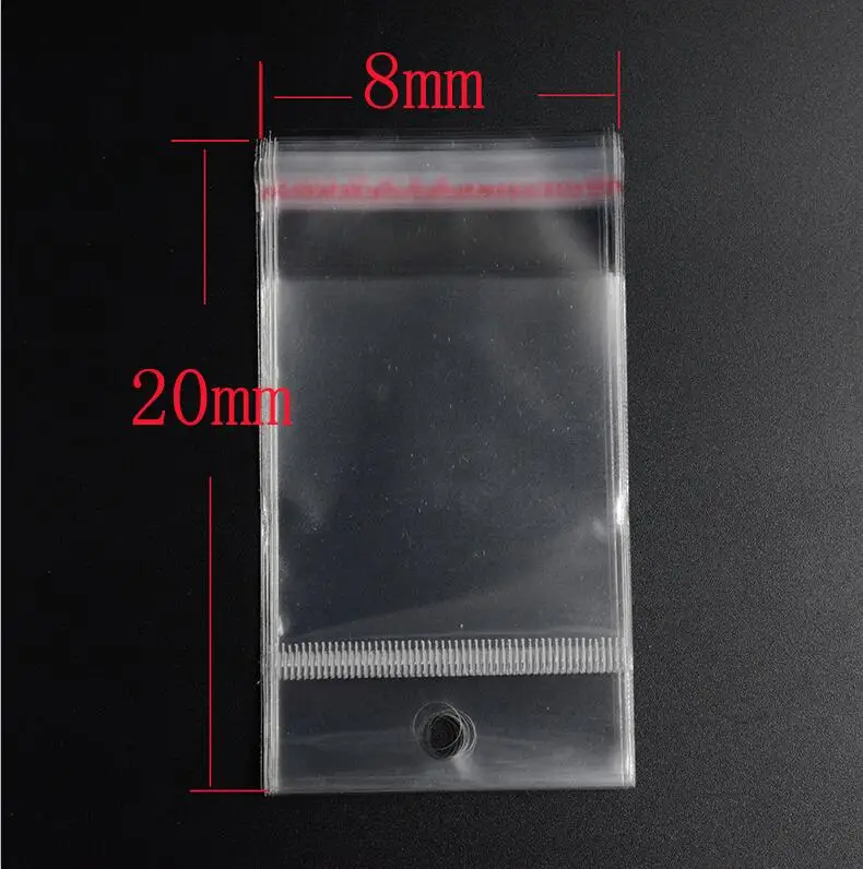 Pouches 8cm*20cm hanging holes Resealable Clear Transparent Hole OPP Plastic Self Adhesive Poly/BOPP/Jewelry Pickaging Pouch
Pouches 8cm*20cm hanging holes Resealable Clear Transparent Hole OPP Plastic Self Adhesive Poly/BOPP/Jewelry Pickaging Pouch