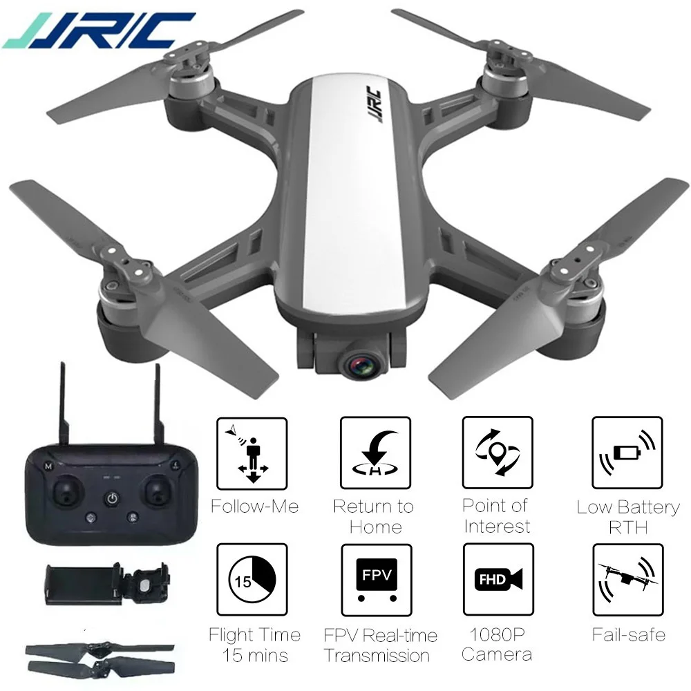 JJRC X9 Дрон 5G wifi FPV двойной gps с широкоугольной камерой 2K 1080P вертолет