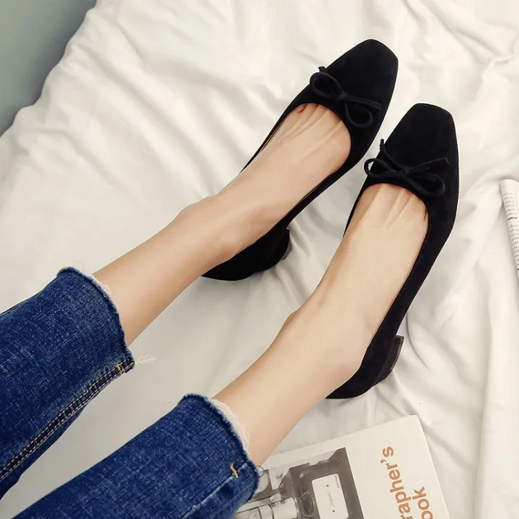 Plus Size 11 12 ladies high heels women shoes woman pumps Butterfly-knotted thick-heeled single shoes 
Plus Size 11 12 ladies high heels women shoes woman pumps Butterfly-knotted thick-heeled single shoes