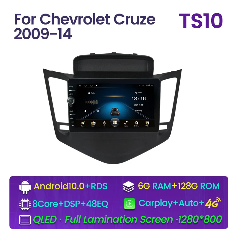 Android 10.0 Car Radio For Chevrolet Cruze 2009-2014 Multimedia Video Player 2din GPS Navigaion Split Screen with CANBUS Carplay
Android 10.0 Car Radio For Chevrolet Cruze 2009-2014 Multimedia Video Player 2din GPS Navigaion Split Screen with CANBUS Carplay