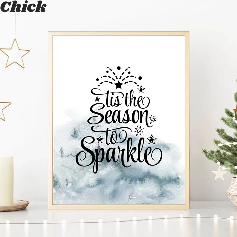 Happy Holidays Quotes Canvas Poster Pictures Christmas Party Decoration Painting Nordic Wall Art Painting Living Room Prints 
Happy Holidays Quotes Canvas Poster Pictures Christmas Party Decoration Painting Nordic Wall Art Painting Living Room Prints