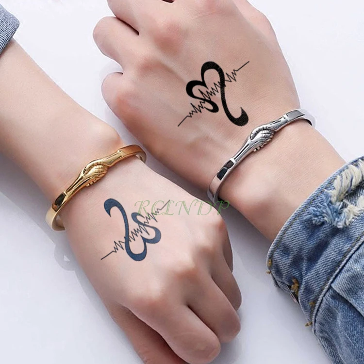 Waterproof Temporary Tattoo Sticker Wave Love Heart Fake Tatto Flash Tatoo Tatouage Wrist Foot Hand Neck For Girl Women Men 
Waterproof Temporary Tattoo Sticker Wave Love Heart Fake Tatto Flash Tatoo Tatouage Wrist Foot Hand Neck For Girl Women Men
