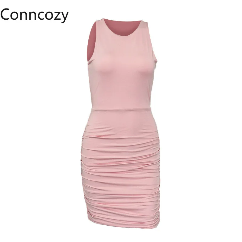 Brand Quality Double Layer Dress Summer Sleeveless Women Fashion Backless Dress Sexy Pleated Hip Slim Party Club Mini Dresses
Brand Quality Double Layer Dress Summer Sleeveless Women Fashion Backless Dress Sexy Pleated Hip Slim Party Club Mini Dresses