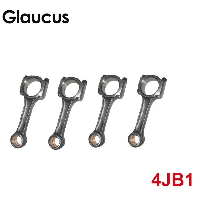 4 шт. Шатун двигателя 4JB1 4JB1T для ISUZU PickUp ELF 250 NKR NHR Truck 8 94329 692 0 8943296920 0|Кривошипный