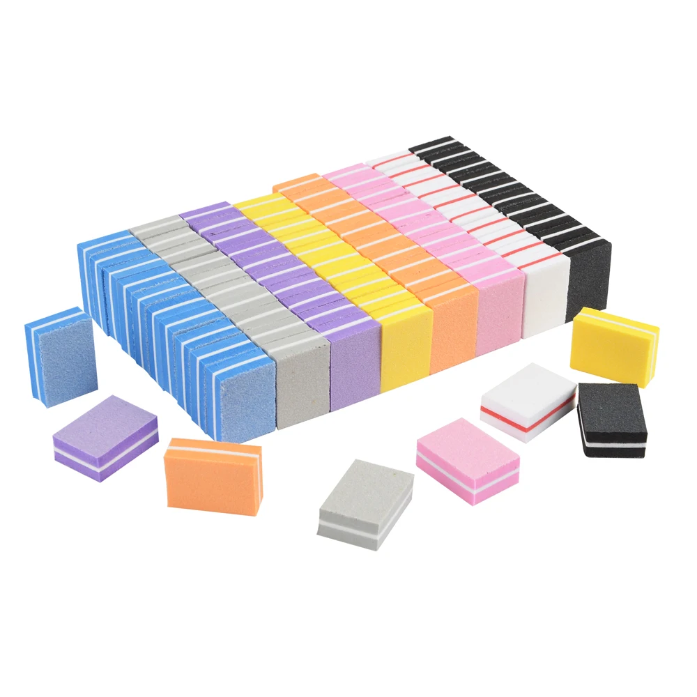 10/25/50pcs lot Mini Nail File Blocks 100/180 Grit Colorful Sponge Nail Art Sanding Polishing Bulks Professional Manicure Tools
10/25/50pcs lot Mini Nail File Blocks 100/180 Grit Colorful Sponge Nail Art Sanding Polishing Bulks Professional Manicure Tools