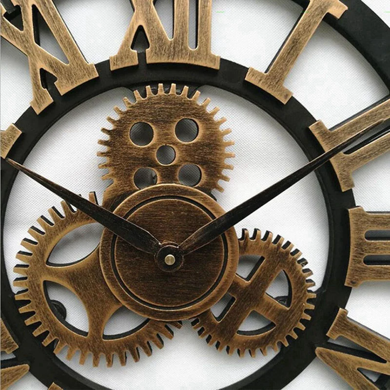 Large Wooden Wall Clock Vintage Gear Clock Us Style Living Room Wall Clock Modern Design Decoration For Home Clocks On The Wall
Large Wooden Wall Clock Vintage Gear Clock Us Style Living Room Wall Clock Modern Design Decoration For Home Clocks On The Wall